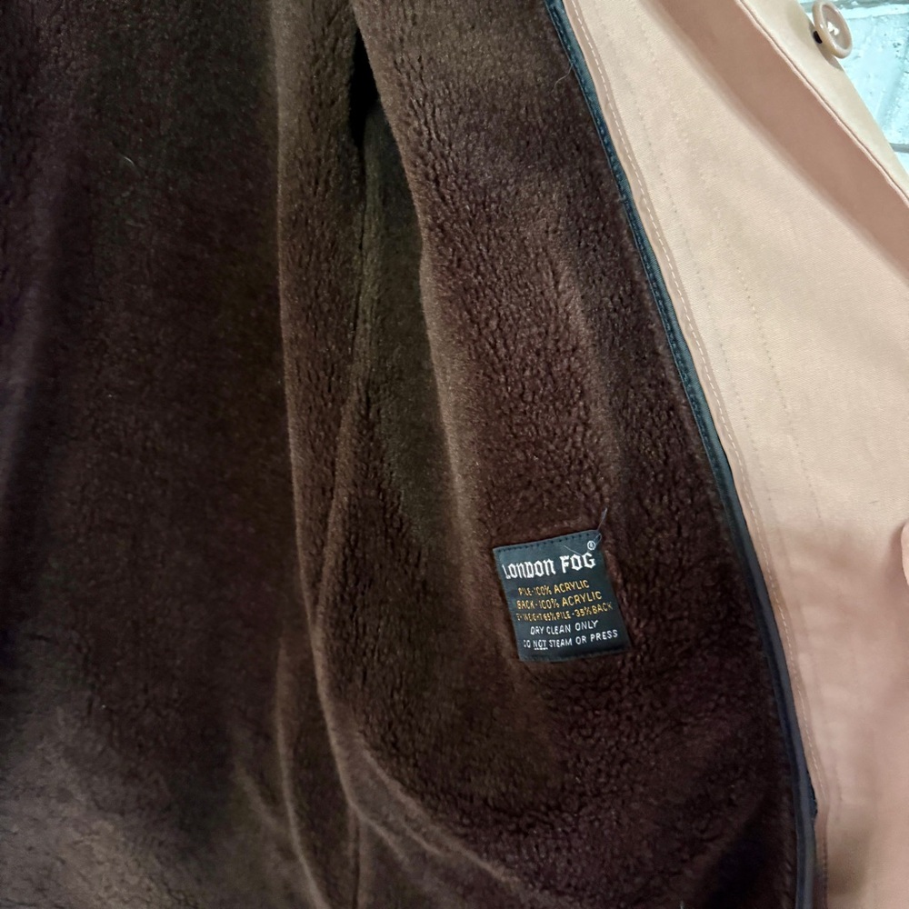 London Fog Women's Classic Blush/Mauve Trench Coat Lined - Picture 8 of 9